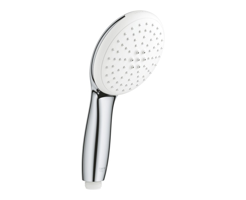 Rokas duša Grohe Tempesta 110 II, d=110 mm, hroms/balts