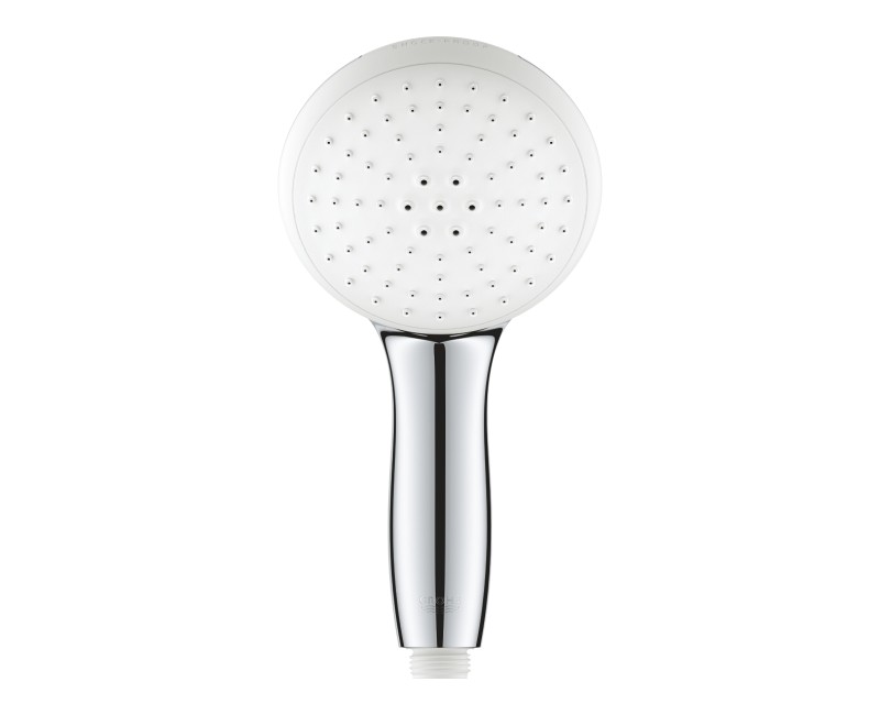 Rokas duša Grohe Tempesta 110 II, d=110 mm, hroms/balts