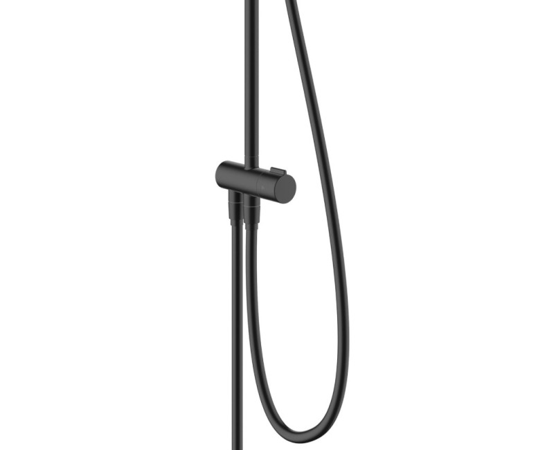 Душевая система Hansgrohe Vernis Shape 230 I, матовый черный с термостатом