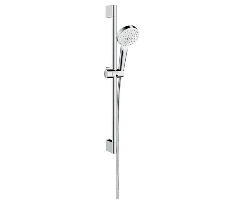 Душевой комплект Hansgrohe Crometta Vario, 900 мм, белый/хром
