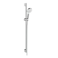 Душевой комплект Hansgrohe Crometta 1jet, 1600 мм, белый/хром