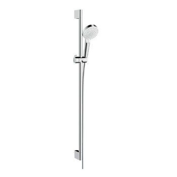 Душевой комплект Hansgrohe Crometta 1jet, 1600 мм, белый/хром