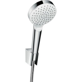 Душевой комплект Hansgrohe Crometta 1jet Porter, 1250 мм, белый/хром