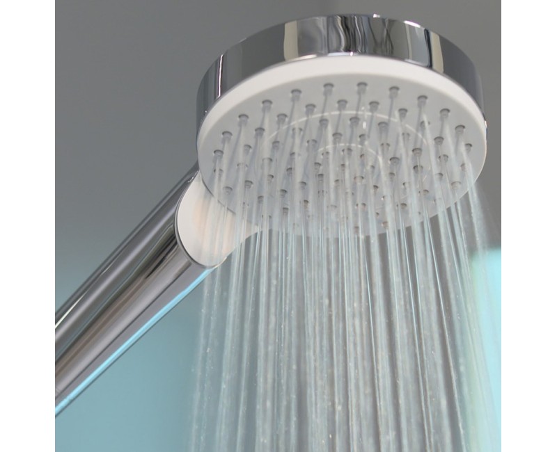 Душевой комплект Hansgrohe Crometta 1jet Porter, 1250 мм, белый/хром