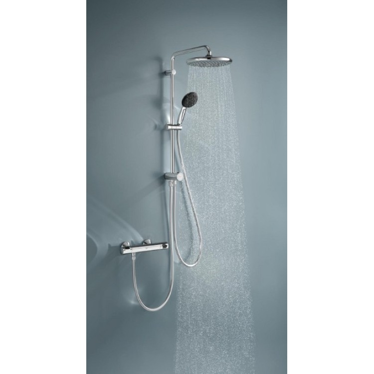Душевая система Grohe без термостата с переключателем Vitalio Start 250, хром Душевая система Grohe без термостата с переключателем Vitalio Start 250, хром