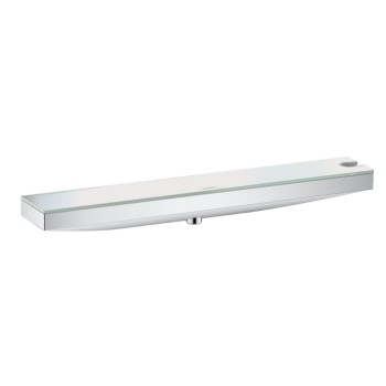 Dušas Sistēma Hansgrohe Rainfinity Porter 500, labā puse, ar dušas galvas turētāju un plauktu, Hromēts