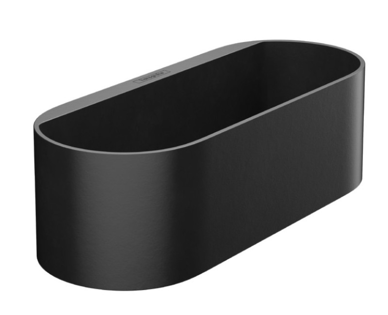 Блюдо для аксессуаров для ванной комнаты Hansgrohe WallStoris, матовый черный