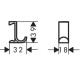 Vannas istabas ākis Hansgrohe WallStoris, platais, matēts balts Vannas istabas ākis Hansgrohe WallStoris, platais, matēts balts