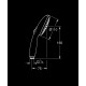 Dušas klausule Grohe Vitalio Start 110 II, d=110 mm, hroms Dušas klausule Grohe Vitalio Start 110 II, d=110 mm, hroms