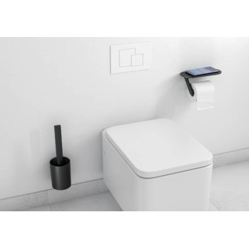 Vannas istabas aksesuāri Hansgrohe WallStoris, 2 piederumi, komplekts matēts melns