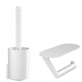 Vannas istabas aksesuāri Hansgrohe WallStoris, 2 piederumi, komplekts matēts balts