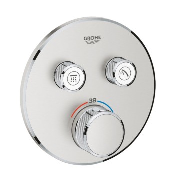 Vannas / Dušas maisītājs Grohe Grohtherm SmartControl iebūvējams 2 izvadi, supersteel  29119DC0