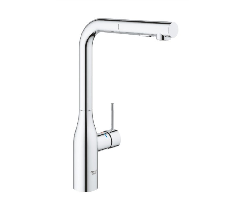 Смеситель для кухни Grohe Essence с выдвижным душем, хром
