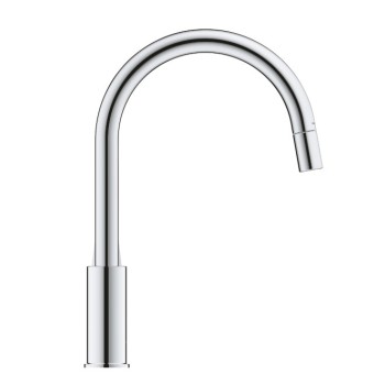 Смеситель для кухни Grohe с выдвижным душем BauEdge, хром
