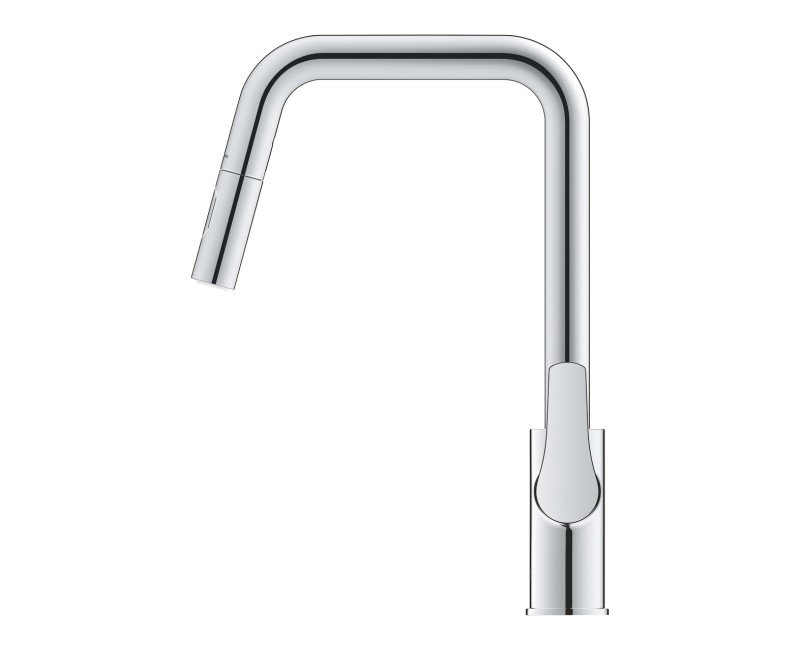 Смеситель для кухни Grohe Eurosmart, с выдвижной головкой, хром