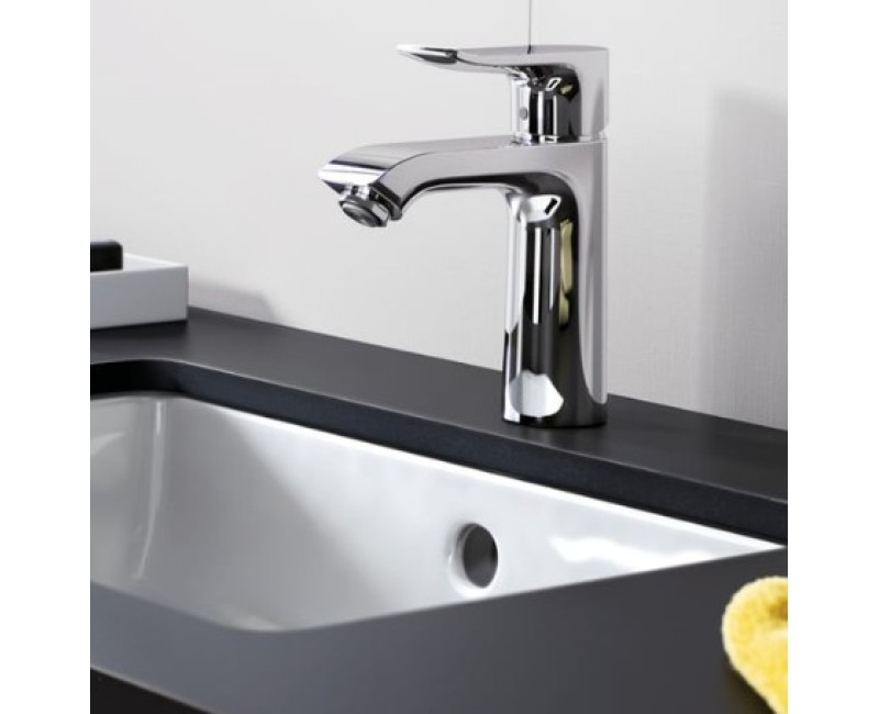 Смеситель для раковины Hansgrohe Metris S, инфракрасный, 230В, с регулировкой температуры, хром