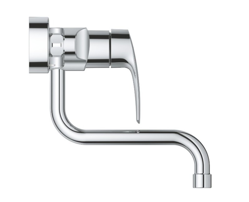 Смеситель для кухни Grohe Eurosmart, излив 216 мм, настенный, хром