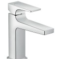 Смеситель для раковины Hansgrohe Metropol 110, с нажимом, черный матовый
