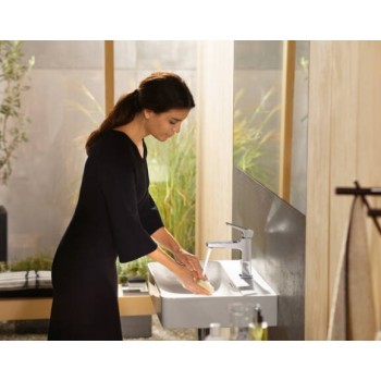 Vannas istabas izlietnes maisītājs Hansgrohe Metropol 110, ar push-open, hroms