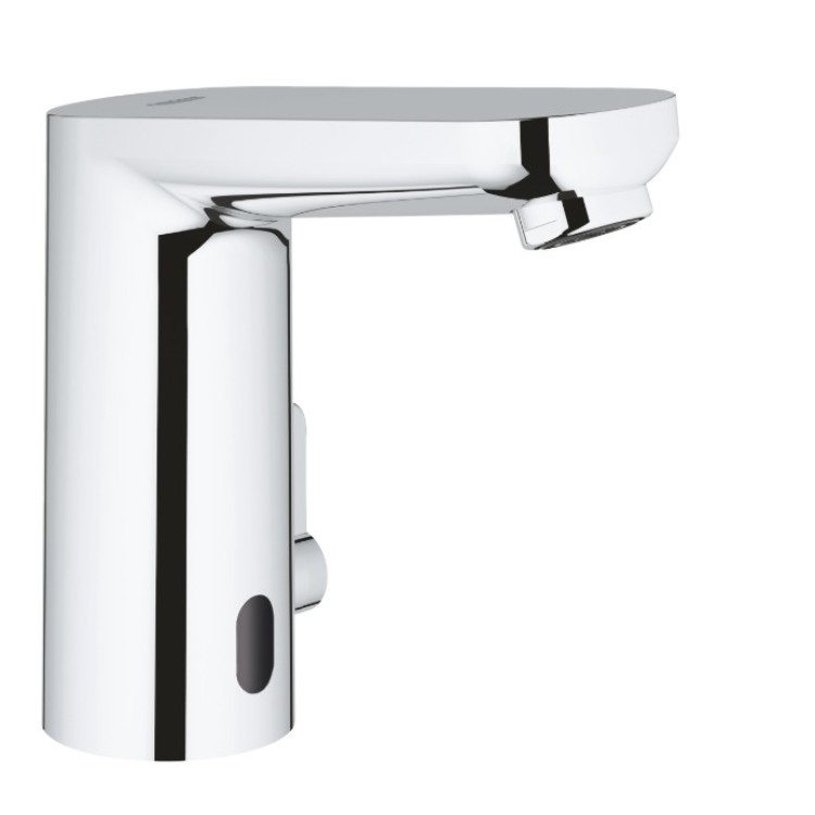 Смеситель для раковины для ванной Grohe Eurosmart Cosmo E, инфракрасный, 6В, хром Смеситель для раковины для ванной Grohe Eurosmart Cosmo E, инфракрасный, 6В, хром