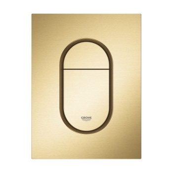 Кнопка для монтажной рамы  Grohe Arena Cosmo duo, 130x172 мм, вертикальная, брашированная Cool Sunrise
