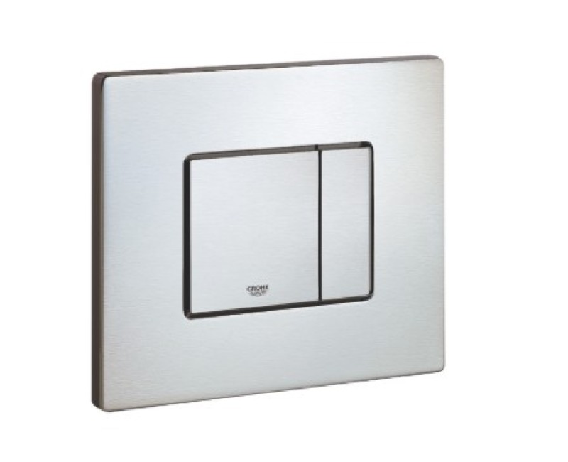 Кнопка для монтажной рамы Grohe Skate Cosmo duo, 197x156 мм, горизонтальная, нержавеющая сталь