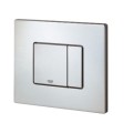 Кнопка для монтажной рамы Grohe Skate Cosmo duo, 197x156 мм, горизонтальная, нержавеющая сталь