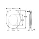 Крышка для Унитаза Grohe BauCeramic, QR/SC, белая