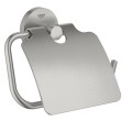 Держатель для туалетной бумаги Grohe с крышкой Essentials New, суперсталь