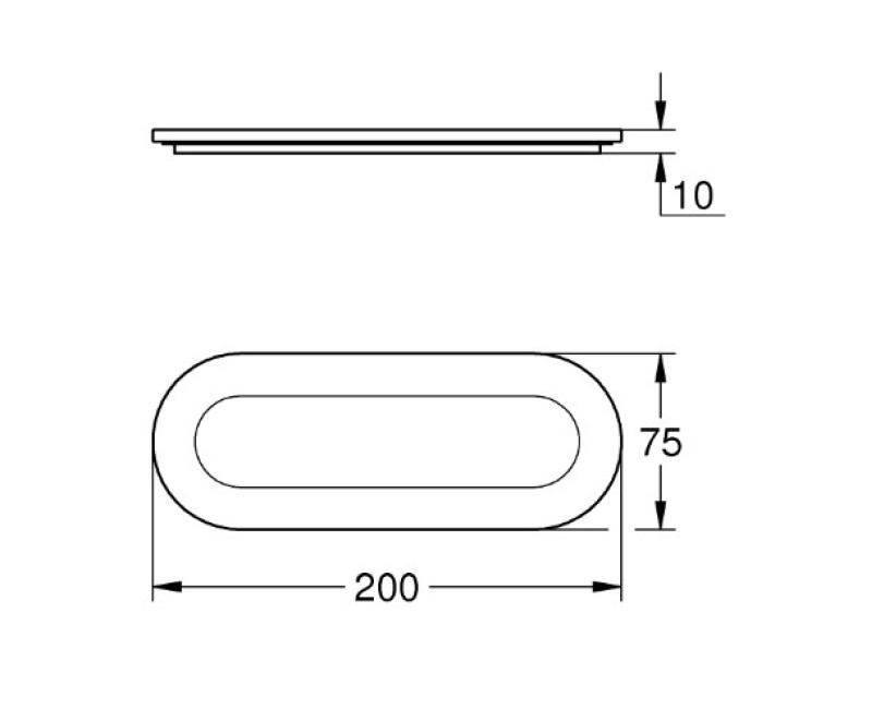 Мыльница Grohe Selection, матовое стекло