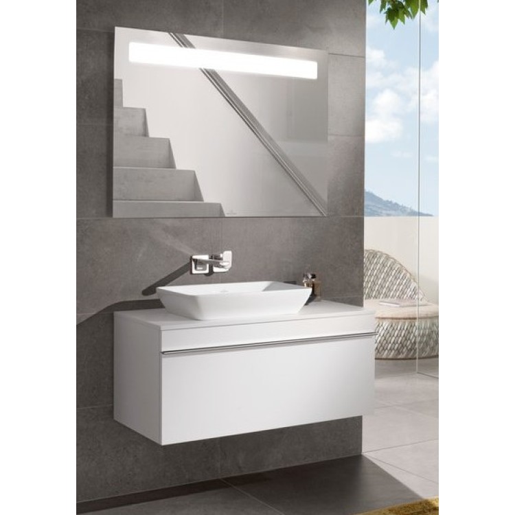Vannas istabas izlietne Villeroy & Boch Venticello, 550x360 mm, uz virsmas, balta Vannas istabas izlietne Villeroy & Boch Venticello, 550x360 mm, uz virsmas, balta