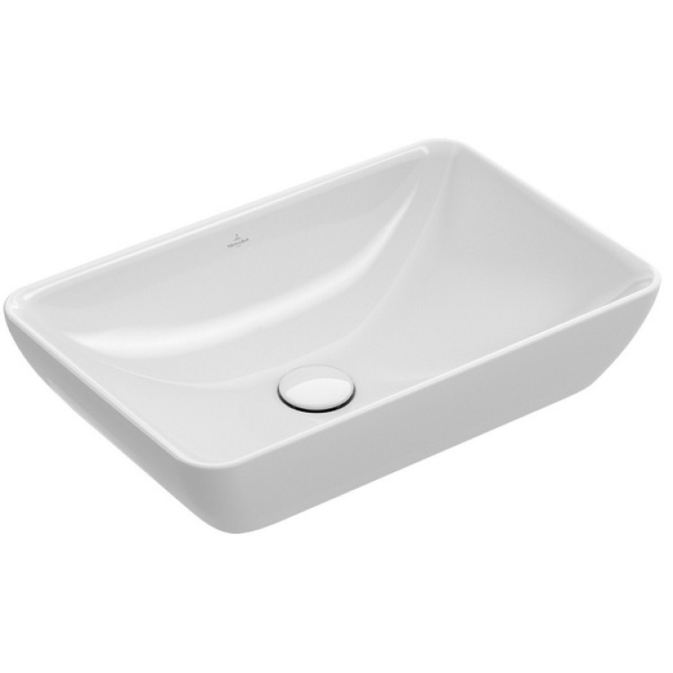 Vannas istabas izlietne Villeroy & Boch Venticello, 550x360 mm, uz virsmas, balta Vannas istabas izlietne Villeroy & Boch Venticello, 550x360 mm, uz virsmas, balta