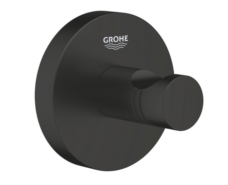 Крючок для ванной Grohe Start, матовый черный