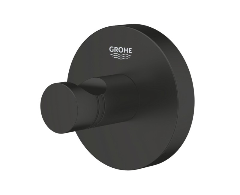 Крючок для ванной Grohe Start, матовый черный