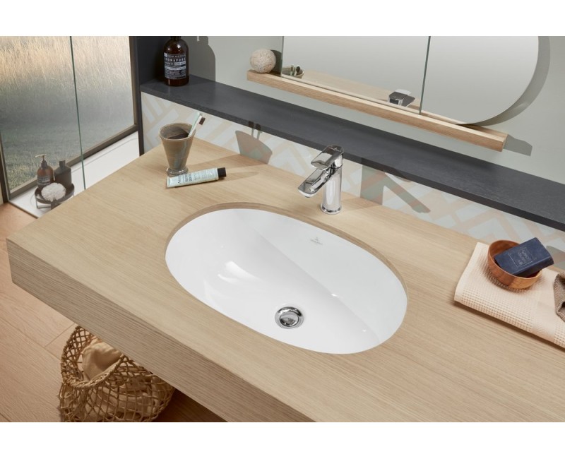 Раковина Villeroy & Boch O.novo, 530x320 мм, под поверхность, белая