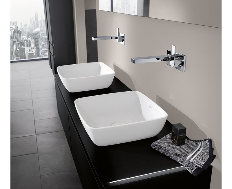 Vannas istabas izlietne Villeroy & Boch Artis, 410x410 mm, uz virsmas, balta