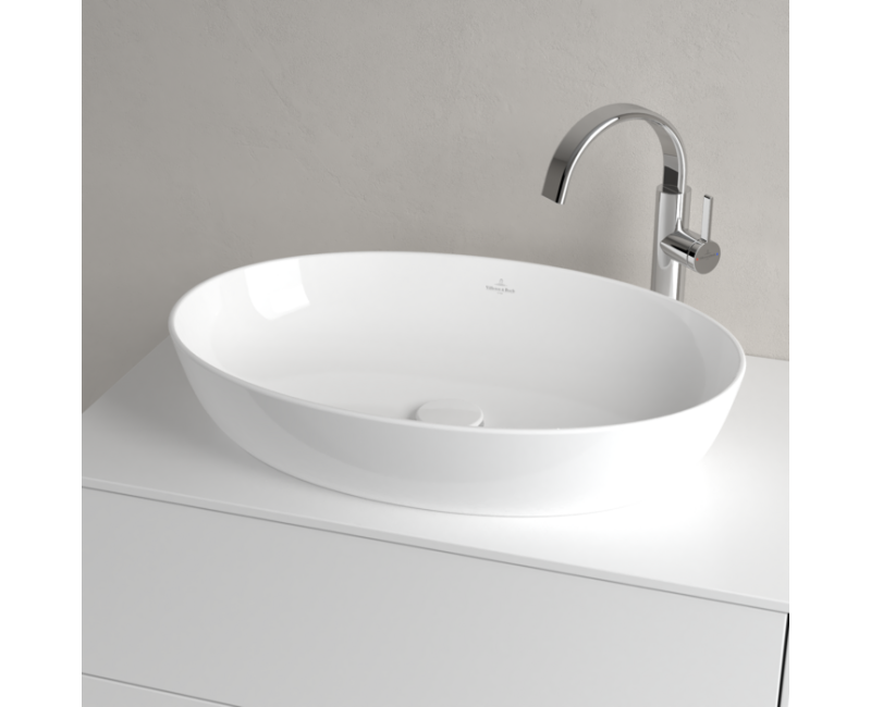 Vannas istabas izlietne Villeroy & Boch Artis, 610x410 mm, uz virsmas, balta CP