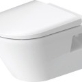 Подвесной унитазDuravit D-Neo Compact Rimless 370 x 540 мм, с крышкой, белый