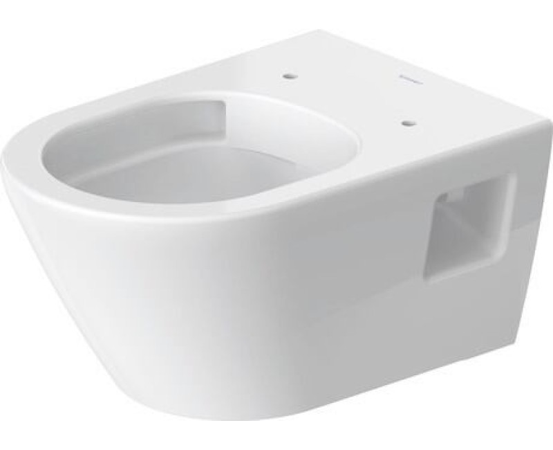Подвесной унитазDuravit D-Neo Compact Rimless 370 x 540 мм, с крышкой, белый