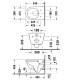 Подвесной унитазDuravit D-Neo Compact Rimless 370 x 540 мм, с крышкой, белый Подвесной унитазDuravit D-Neo Compact Rimless 370 x 540 мм, с крышкой, белый