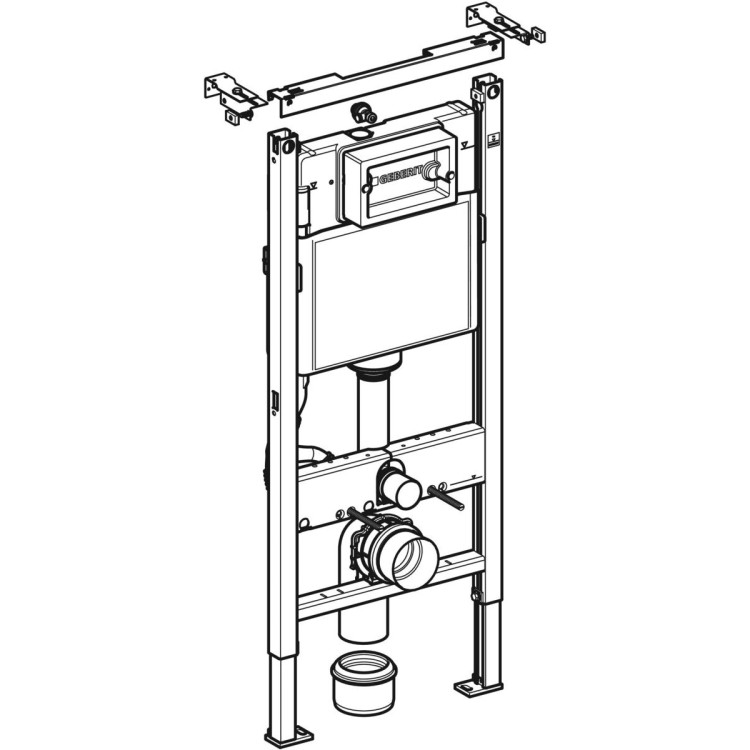 Montāžas rāmis podam Geberit Duofix Basic UP100 Delta, ar stiprinājumiem, 500x120 mm, h=1120 mm Montāžas rāmis podam Geberit Duofix Basic UP100 Delta, ar stiprinājumiem, 500x120 mm, h=1120 mm