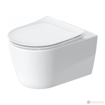 Подвесной унитаз Duravit Soleil by Starck Rimless, 370x540 мм, с крышкой QR/Soft Close, HF, белый