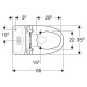 Tualetes pods Ifo Vinta Art Rimfree, 355x650 mm, universāls izvads, ar QR/Soft Close vāku balts IC Tualetes pods Ifo Vinta Art Rimfree, 355x650 mm, universāls izvads, ar QR/Soft Close vāku balts IC