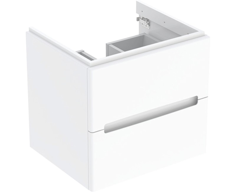 Skapītis izlietnei Geberit Modo, 590x479 mm, h=550 mm, 2A, (bez izlietnes)  spīdīgs balts