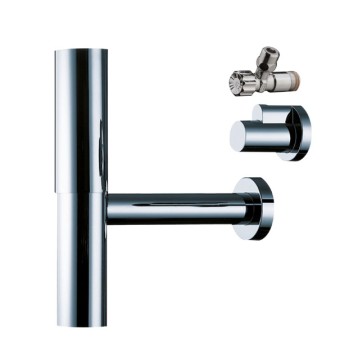 Сифон для мойки Hansgrohe Flowstar, 1¼ x 32 мм, хромированная латунь