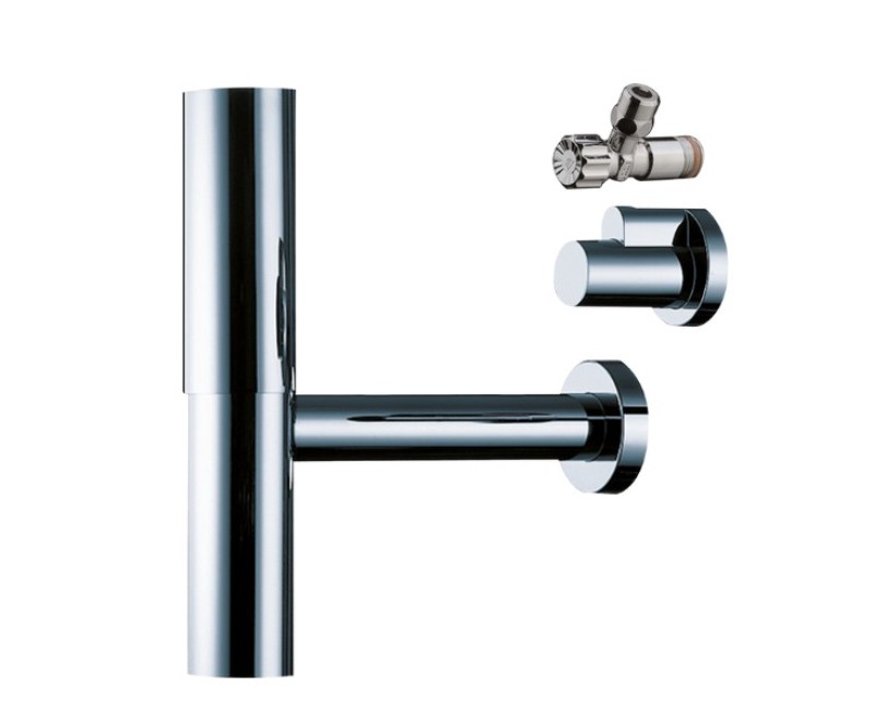 Сифон для мойки Hansgrohe Flowstar, 1¼ x 32 мм, хромированная латунь