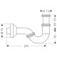 Bide sifons Hansgrohe 1¼ x 32 mm, hromēts misiņš Bide sifons Hansgrohe 1¼ x 32 mm, hromēts misiņš