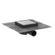 Dušas traps Hansgrohe RainDrain Spot, 150x150 mm, horizontāls, resti no otras puses var flīzēt Dušas traps Hansgrohe RainDrain Spot, 150x150 mm, horizontāls, resti no otras puses var flīzēt