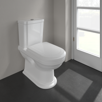 Poda apakša Villeroy & Boch Hommage, 370x725 mm, universāls izvads, Bez tvertnes, bez vāka, balta CP