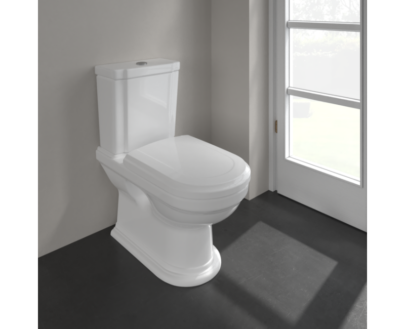 Poda apakša Villeroy & Boch Hommage, 370x725 mm, universāls izvads, Bez tvertnes, bez vāka, balta CP